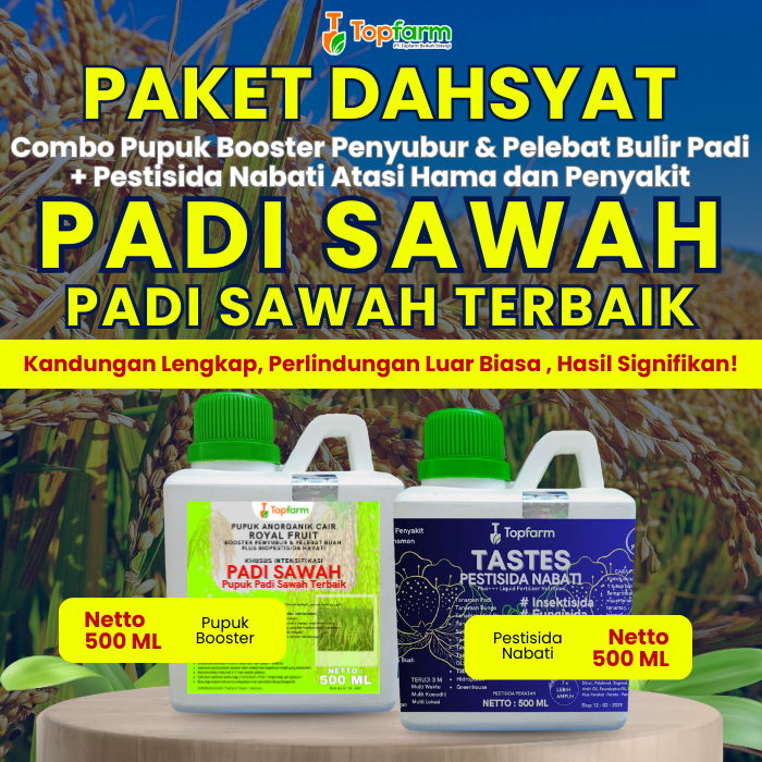 Pupuk Topfarm / Pupuk Padi Sawah Terbaik / Pupuk Penyubur Padi Sawah / Pupuk Cair Untuk Padi Sawah /