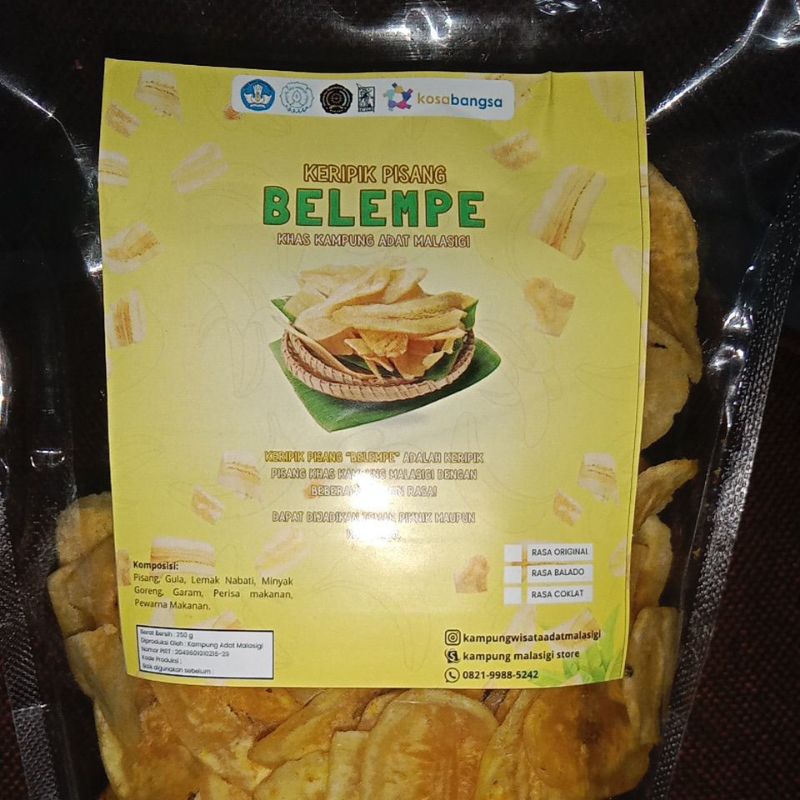 

kripik pisang khas papua