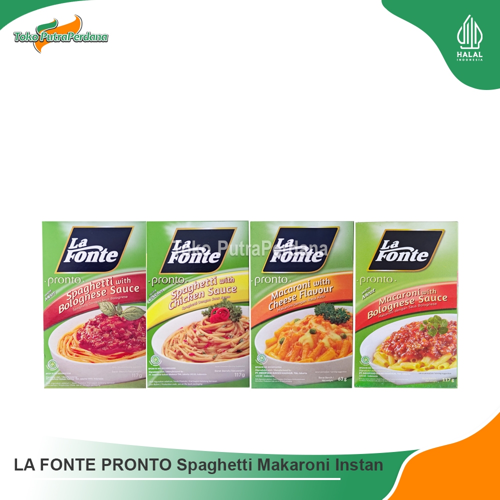 

LA FONTE PRONTO Spaghetti Macaroni Pasta Instan