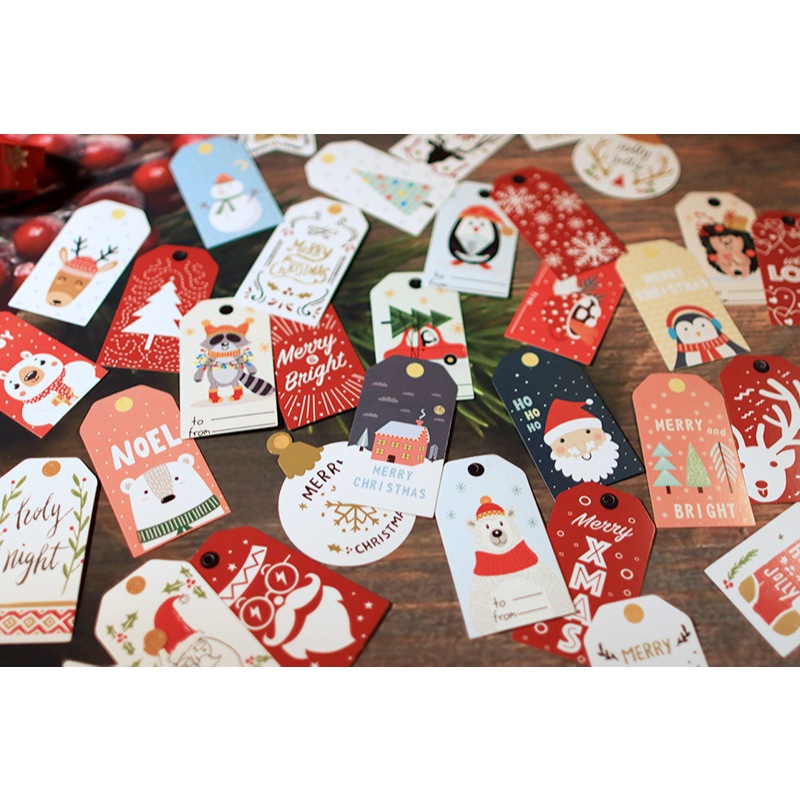 

[TAG NATAL] Hang Tag Hampers Natal, Label Tag Pohon Natal Christmas, Hang Tag Kue Kado Natal