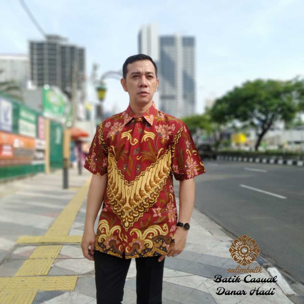 Baju Hem Batik Pria Danar Hadi Solo Terkini