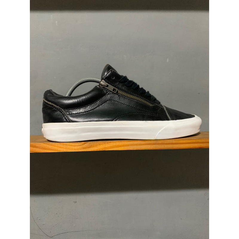 vans oldskool zip leather second