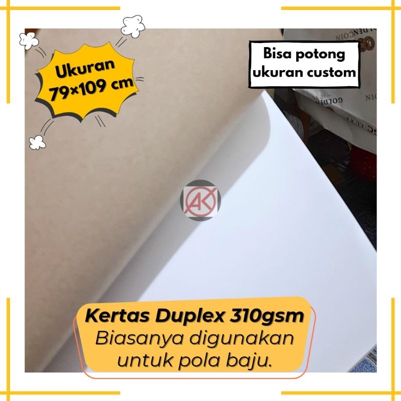 

Kertas Duplex Coated Putih Abu abu | Karton Putih 310Gsm Ukuran Plano 79×109 cm