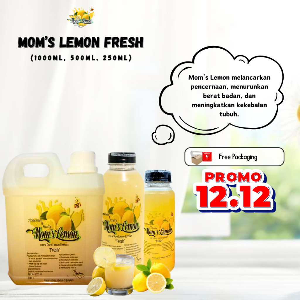 

Sari Lemon Fresh 100% By MOMS HONEY Kaya Vitamin C