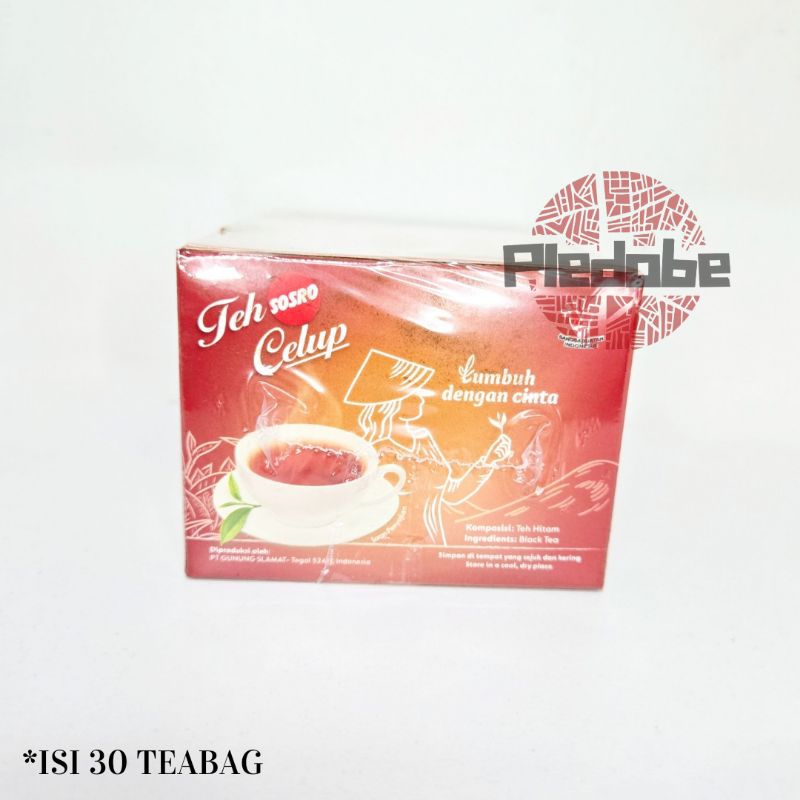 

Sosro Teh Hitam Celup isi 30 Kantong/Teabags