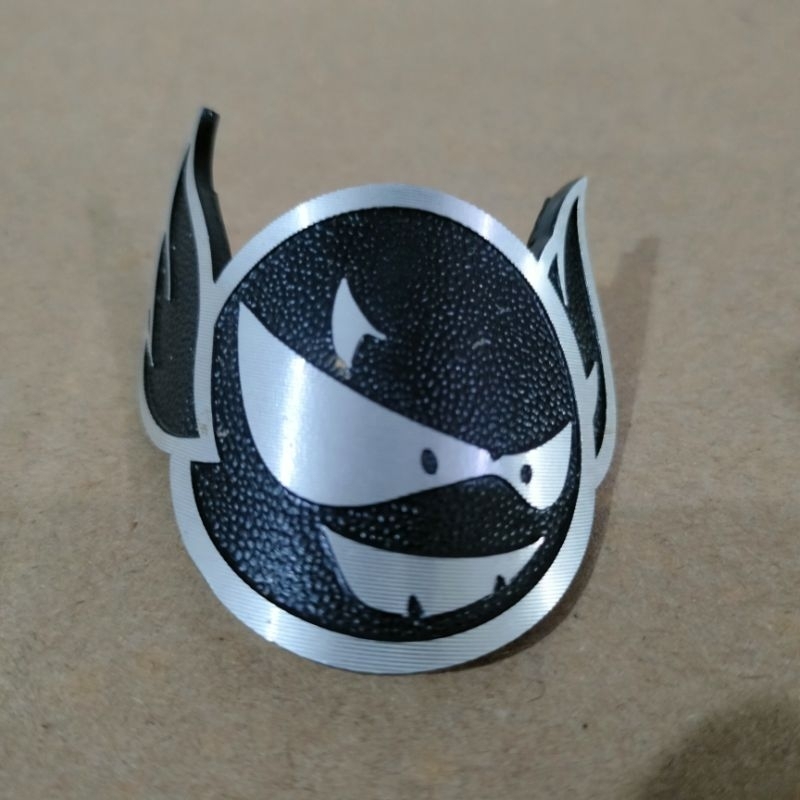 Logo emblem frame sepeda adrenaline DH enduro wimcycle headbadge logo depan sepeda