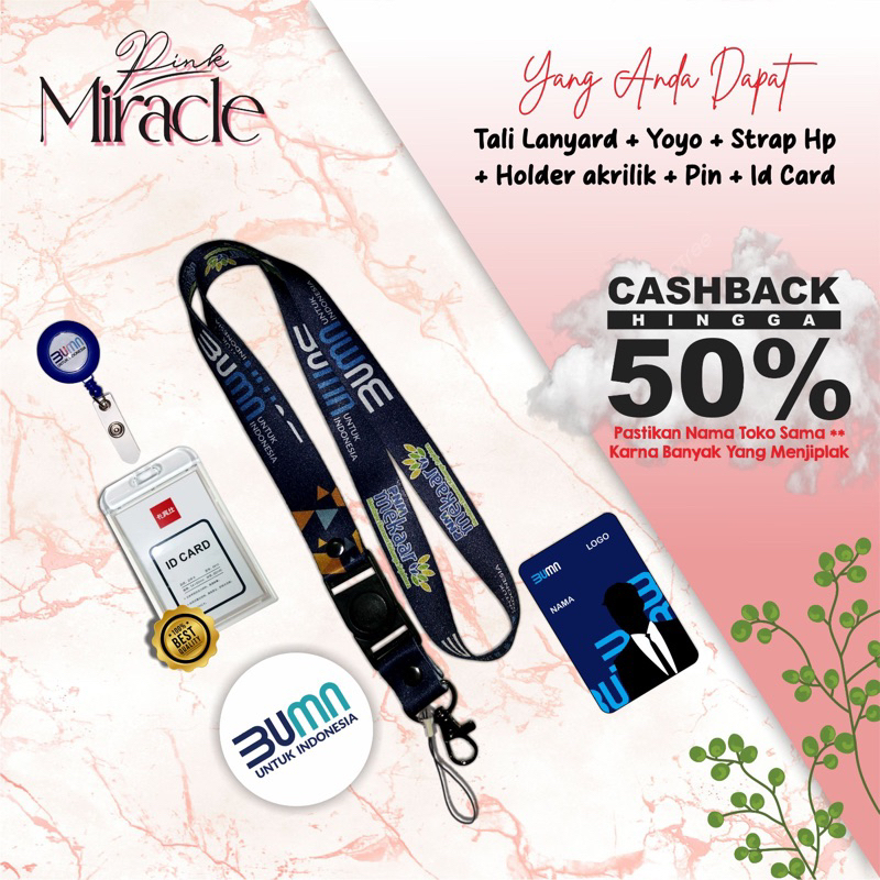 

Tali Lanyard PNM MEKAR / Tali Idcard PNM MEKAR [Ready stock] Termurah