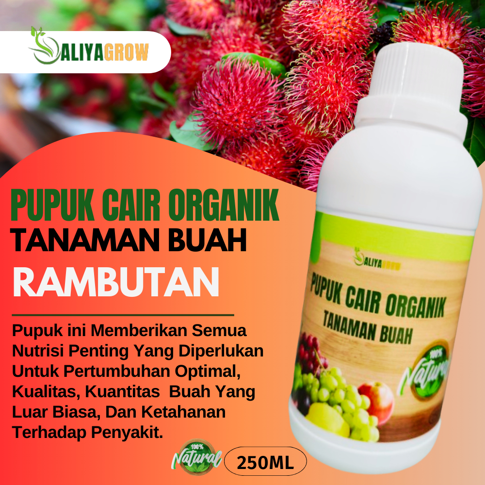pupuk organik cair/pupuk rambutan cepat berbuah/pupuk booster rambutan/pupuk rambutan