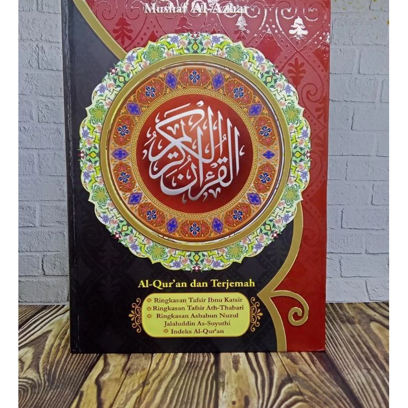 Penerbit Jabal Al Quran Mushaf Al Azhar dan Terjemahan(Ukuran A4) Al Quran Terjemahan