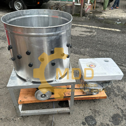 MESIN PENCABUT CABUT BUBUT BULU AYAM TONG AYAM DENGAN PENGGERAK/COMPLETE MESIN