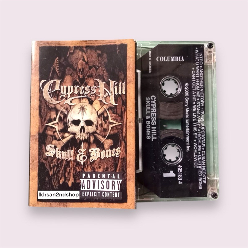 Kaset Pita Cypress Hill - Skull & Bones