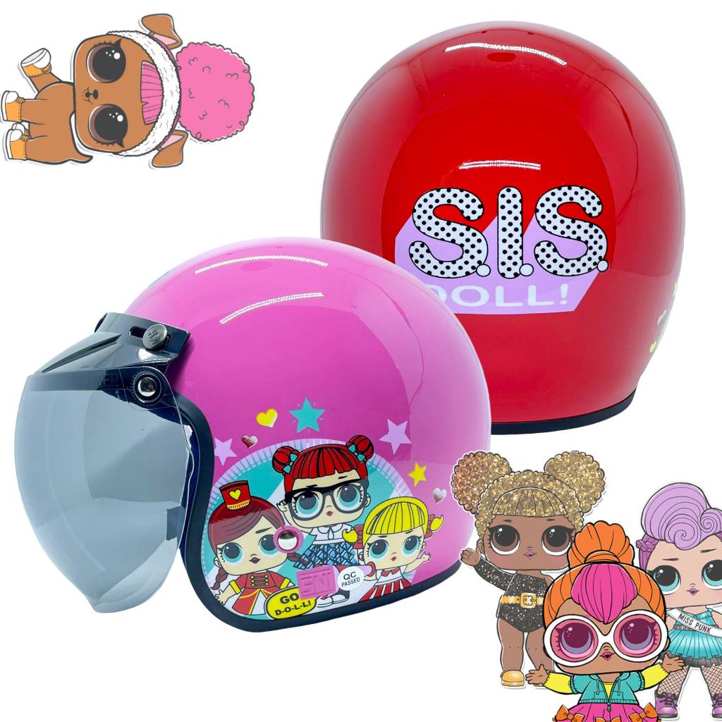 Helm Anak WTO Semi Retro - SIS Doll