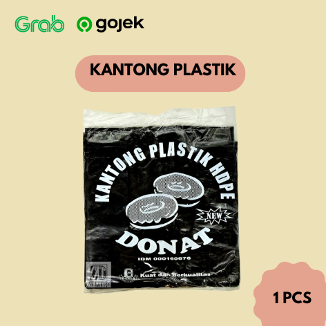 Kantong Plastik HItam - Kantong Plastik Kecil Donat