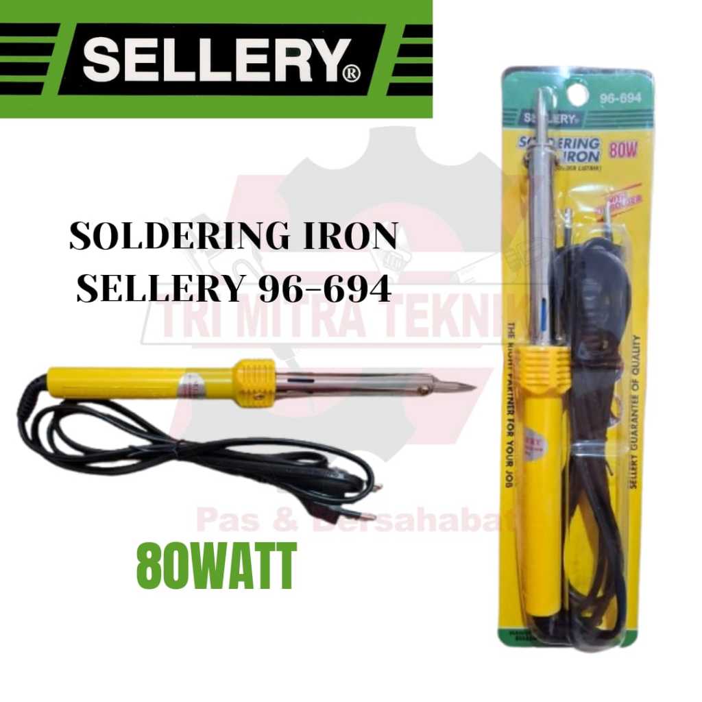 Solder Listrik / Solder Iron 80 Watt Sellery U.S.A.- With Tin Solder 80W