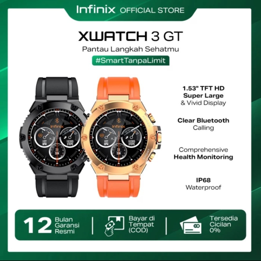 Infinix Smartwatch XW3GT - Garansi Resmi