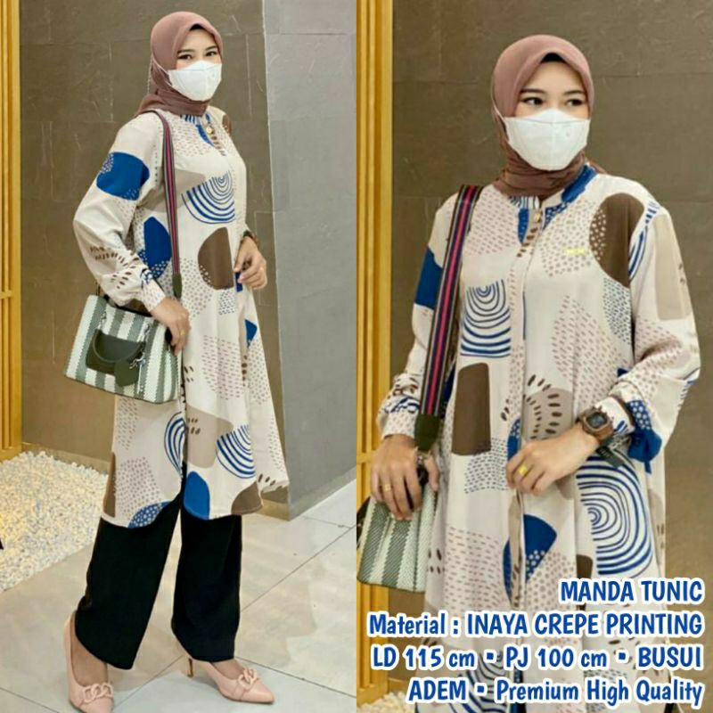 MANDA TUNIK by Brainly Bee Premium Quality