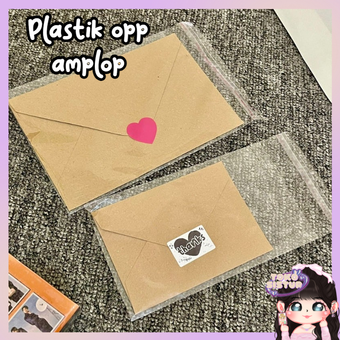 

[TS] AMPLOP PLASTIK OPP PACKING PHOTOCARD KPOP MURAH SATUAN SHARING PC AESTETHIC PACKAGING MACAM MACAM UKURAN