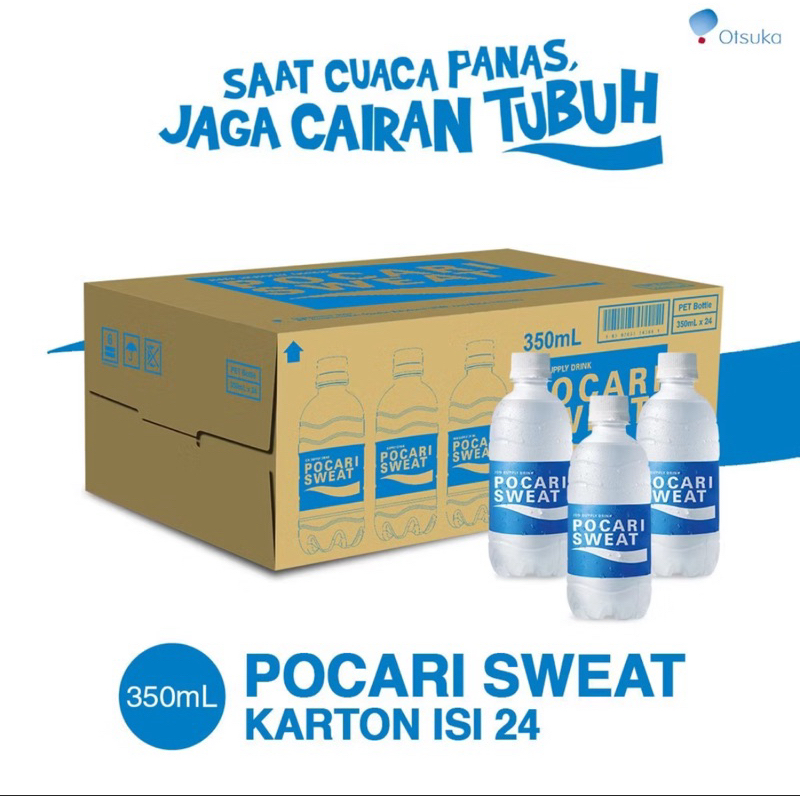 

POCARI SWEAT 350 ml karton isi 24