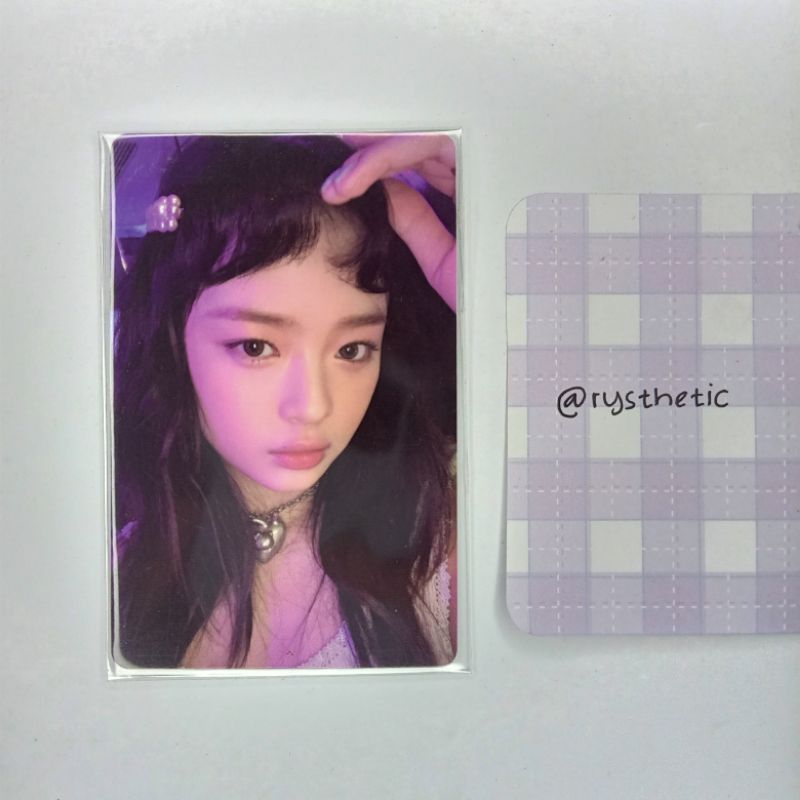 OFFICIAL NEWJEANS Photocard Hanni Get Up Weverse C Vers PC Hani Get Up Versi Weverse Ungu
