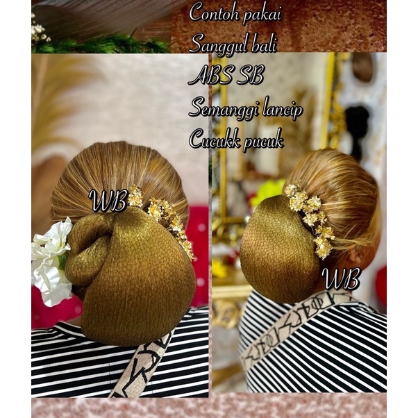 KODE U99Y sanggul Bali  sanggul bali bahan premium sirkam sanggul bali sirkam