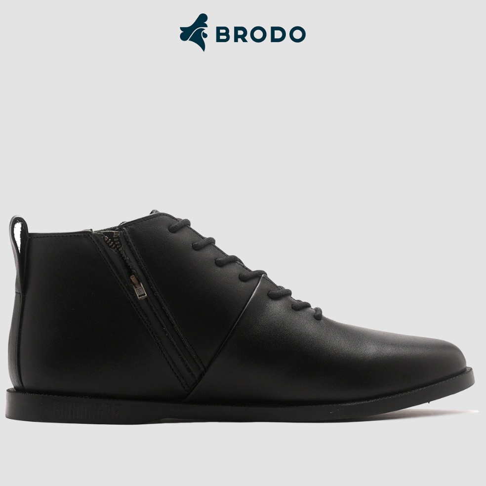 KODE E52O BRODO  Sepatu Signore EZ Full Black