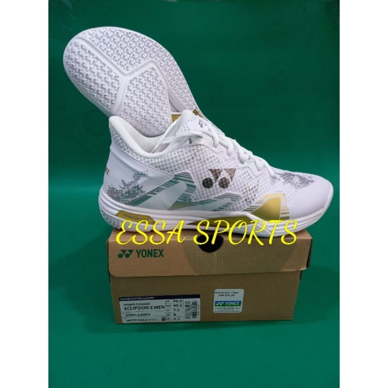 SEPATU BADMINTON YONEX ECLIPSION Z3 WHITE GOLD ORIGINAL