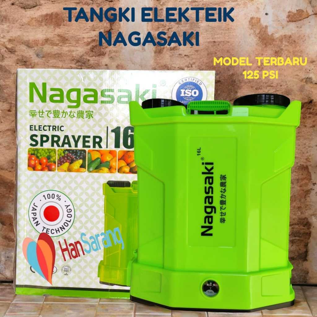 Semprotan Batrai Sprayer Elektrik Nagasaki TERBARU 110 PSI