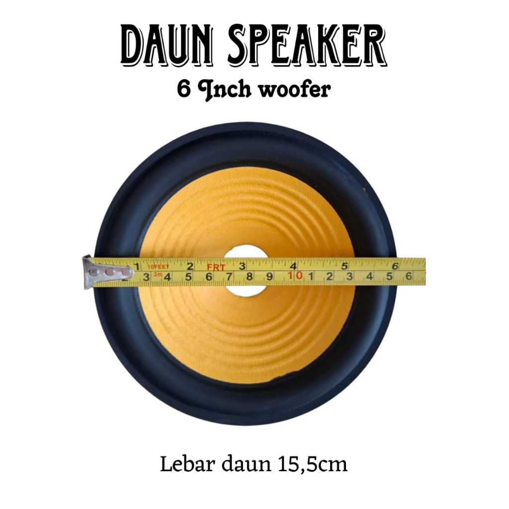 DAUN SPEAKER 6 INCH DAN  KERTAS SPEAKER 6 INCH