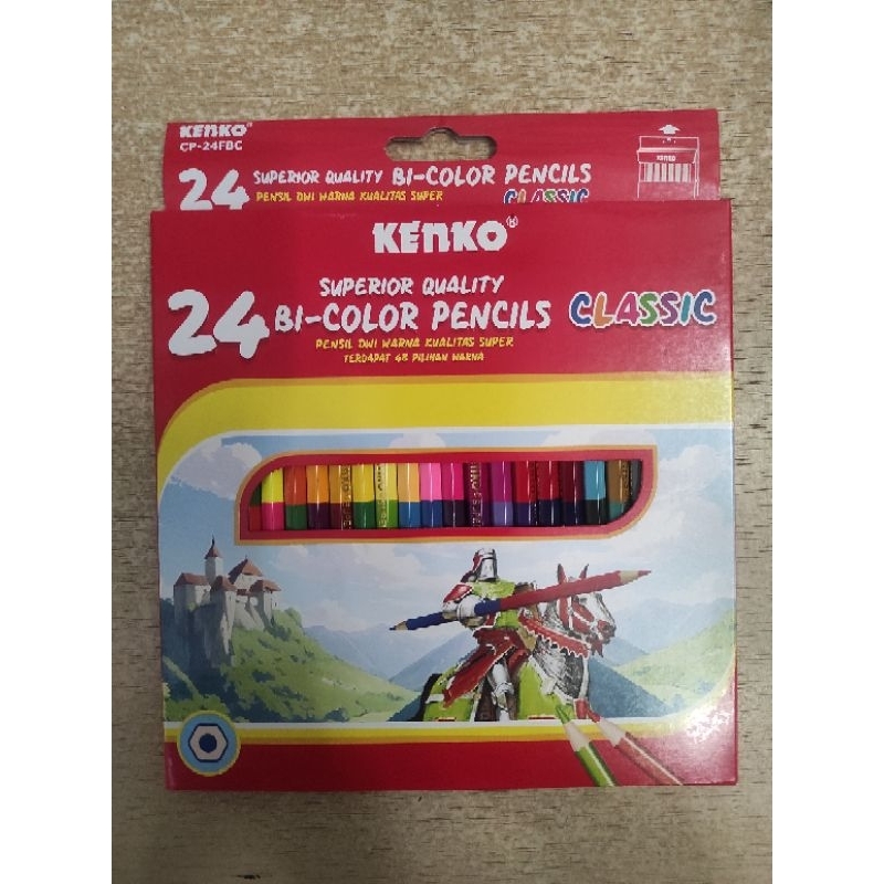 

mg Kenko Pensil Warna CP-24C (48 warna) Bi-Colour