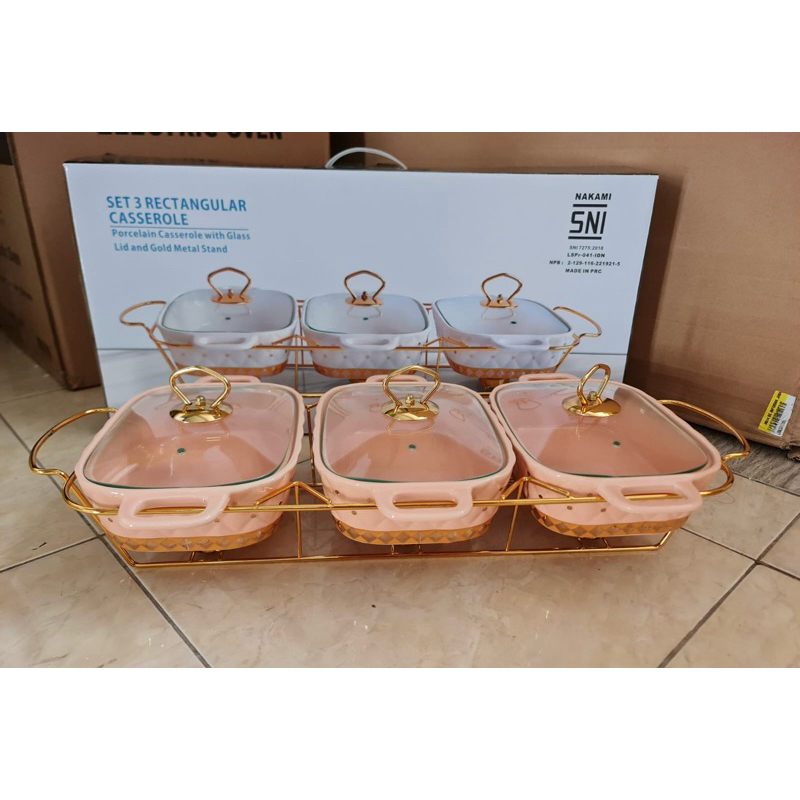 Nakami Prasmanan Set Food warmer sultan
