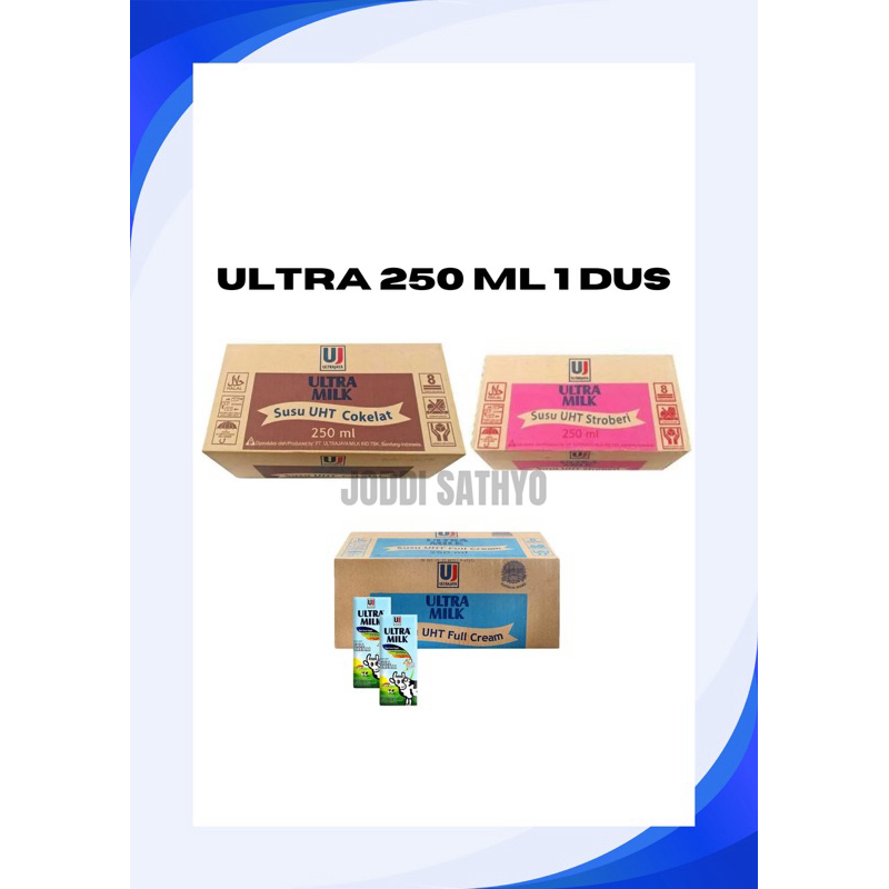 SUSU ULTRA MILK 250 ML 1 DUS ISI 24