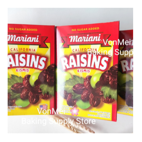 

MARIANI RAISINS California Raisin Kismis Tanpa Biji 300 gr No Sugar