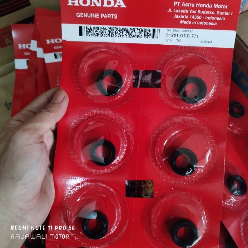 91201-GCC-771 seal magnet beat 16 X 26 X 7 GCC AHM original