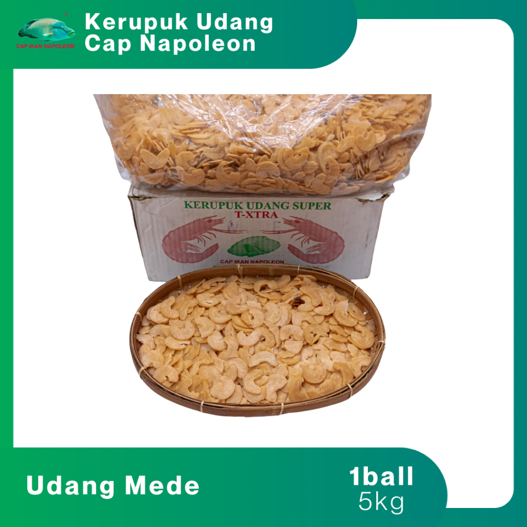 

kerupuk udang mede kemasan 1 kg