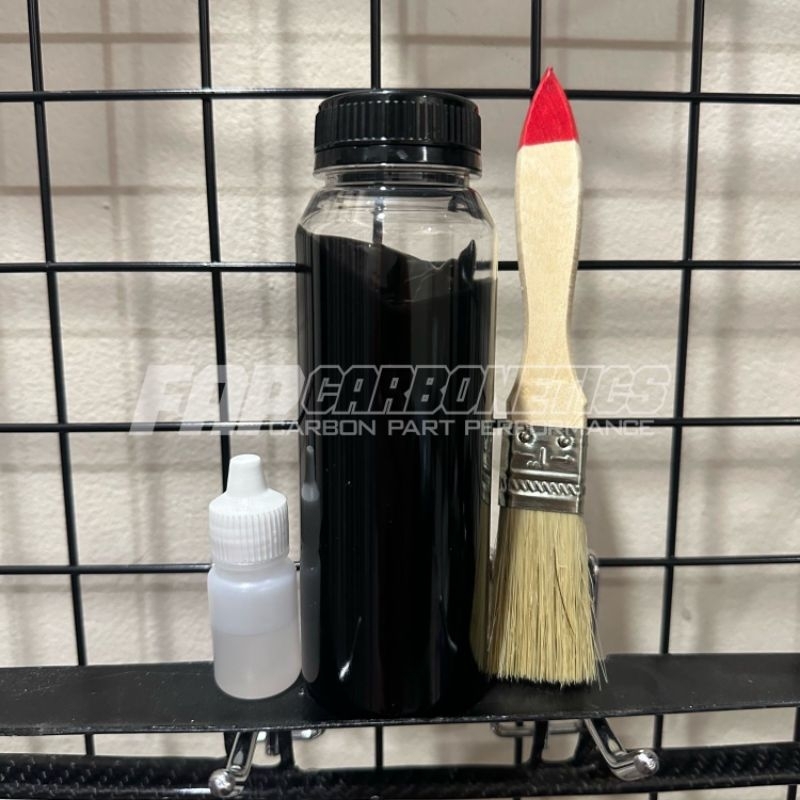 Paket gelcoat hitam carbon kevlar/carbon forged/carbon fiber