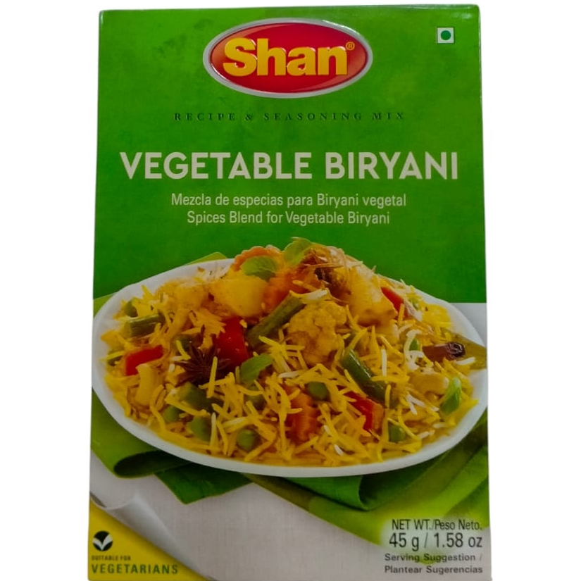 

Vegetable Biryani Shan 45g / Bumbu Instans