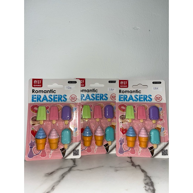 

Penghapus Karakter Ice Cream 3D Lucu Warna Warni