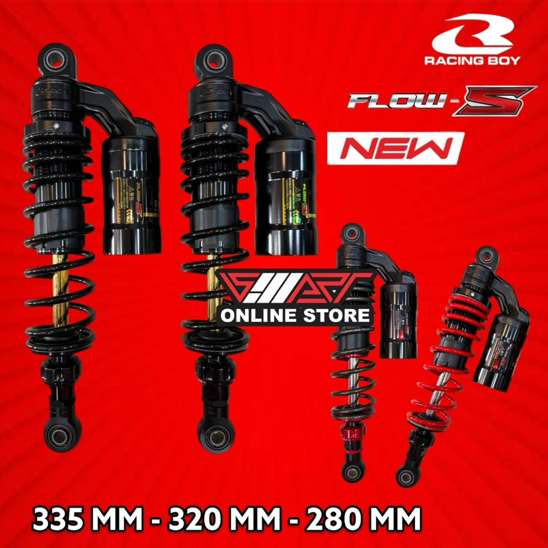 SHOCK RCB FLOW S 335MM , 320MM , 275 MM SUPRA JUPITER RXKING