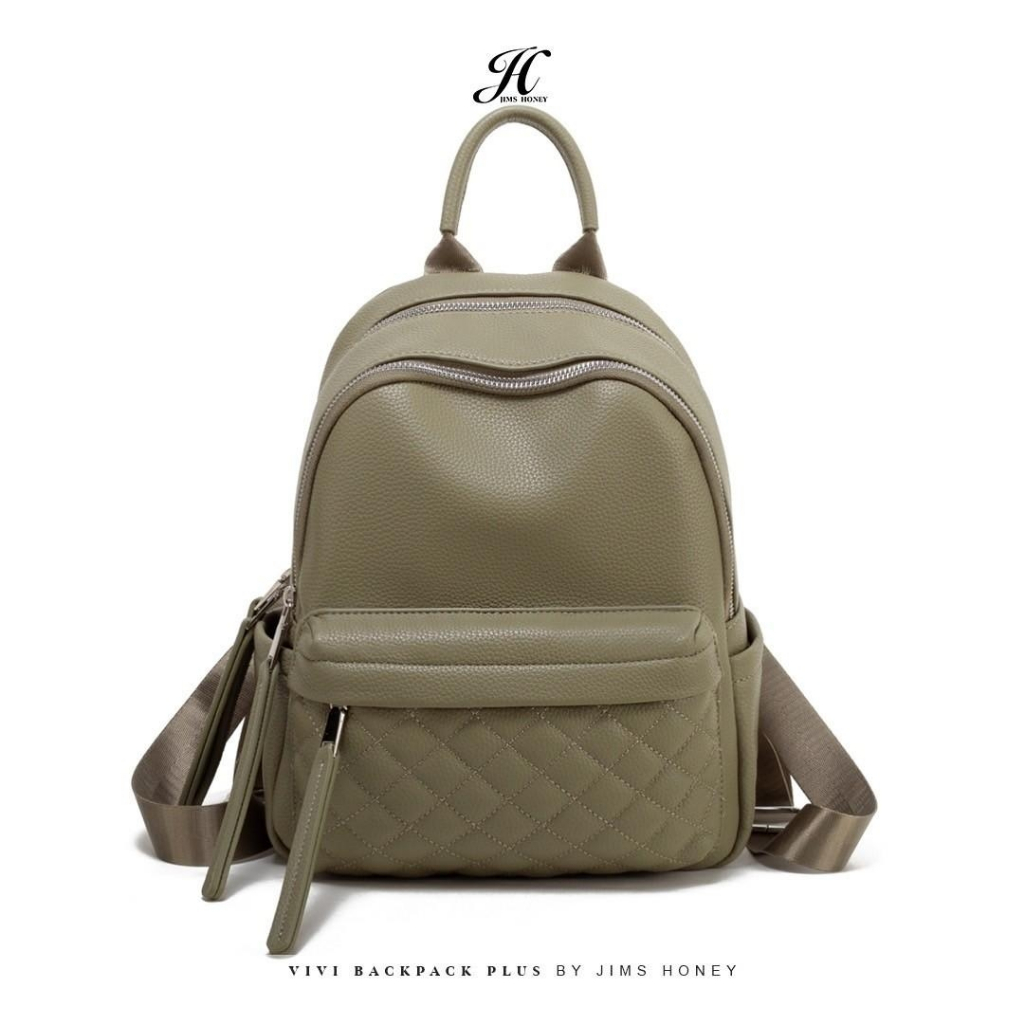 JIMS HONEY VIVI PLUS BACKPACK Tas Ransel Wanita Cewek Jimshoney Trendy Elegan