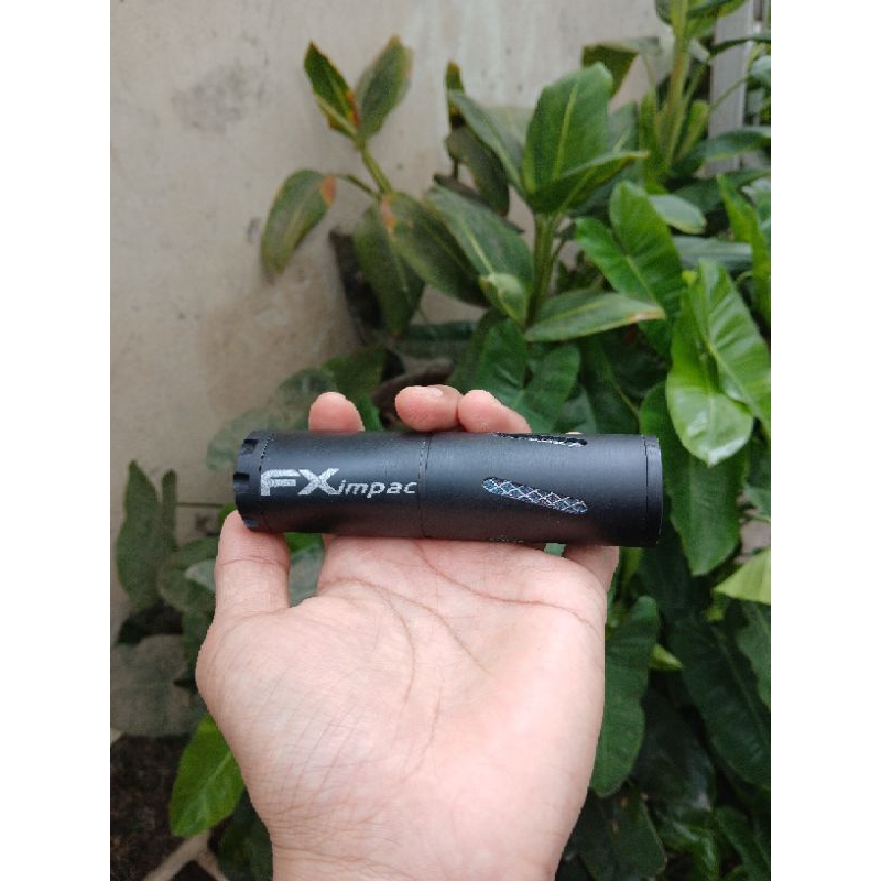 peredam custom cnc fx impact od 32 p 12cm mungil senyap