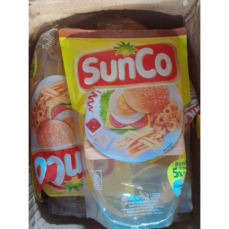 

Minyak goreng sunco karton (isi 4 pouch)