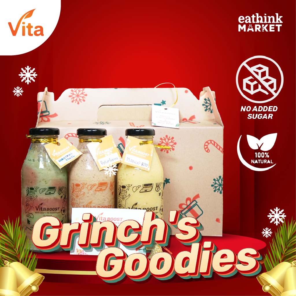 

Hampers Natal Smoothies Vitaboost Sehat Alami – Christmas Gift Keluarga/Teman/Pasangan