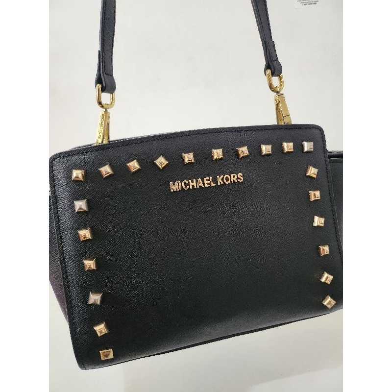 TAS BEKAS TAS SECOND MICHAEL KORS SELMA STUD MINI