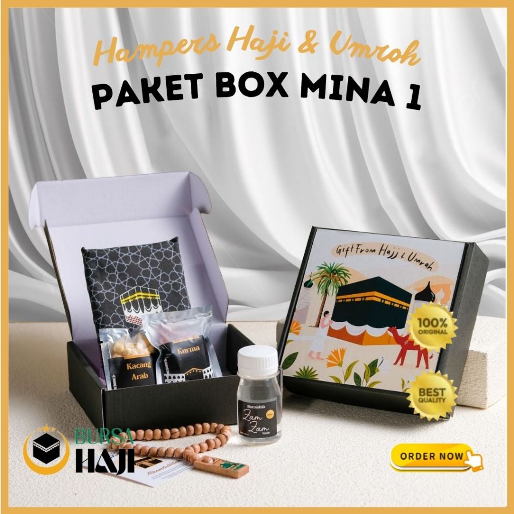 

Hampers Oleh Oleh Haji Umroh Paket Mina Box Premium Khas Arab