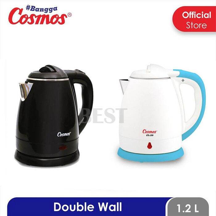 Kettle/Ketel Teko Pemanas Air Listrik COSMOS CTL-210 1.2 Liter
