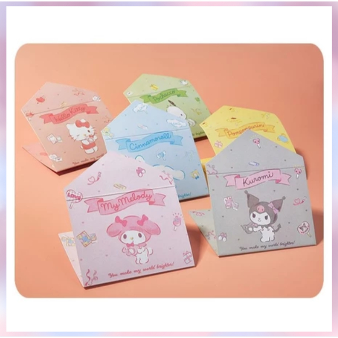 

[BS COD] SANRIO AMPLOP KARTU UCAPAN UNDANGAN ULANG TAHUN BENTUK AMPLOP LUCU PACKING MURAH PHOTOCARD KPOP MURAH