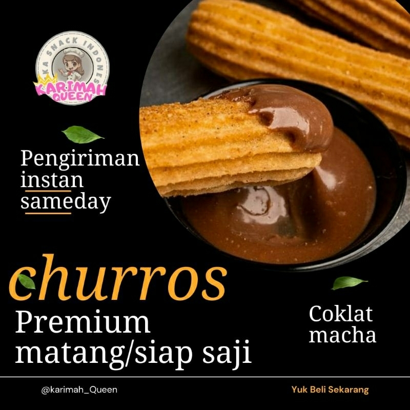 

churros premiun matang isi 5 pcs siap santap