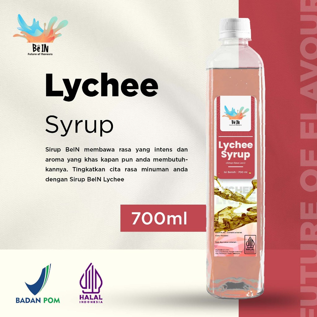 

BeIn Lychee Syrup - Sirup Rasa Leci 700ml