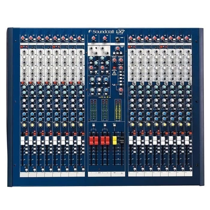 MIXER SOUNDCRAFT LX7II / LX7 II 16 CHANNEL GRADE A KUALITAS MANTAP