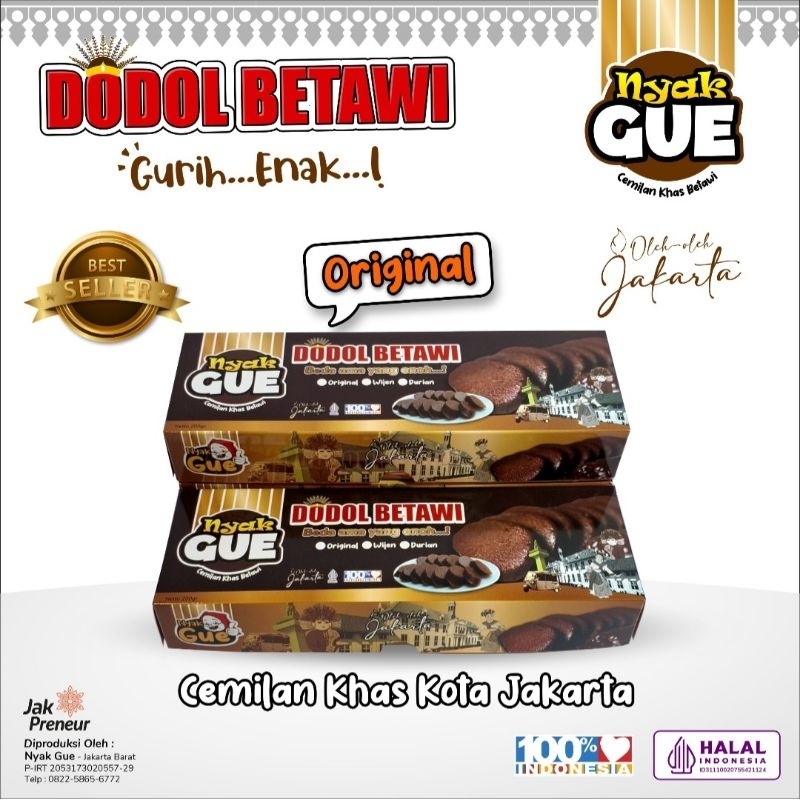 

Dodol Betawi Original | Nyak Gue